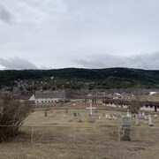 Le terrain de l’ancien pensionnat pour Autochtones St Joseph Mission. 