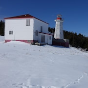 Un phare sur l’île d’Anticosti.