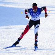 Antoine Cyr lors des Jeux olympiques de Pékin.