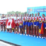 Les Canadiennes sur le podium des mondiaux d'aviron 2017 