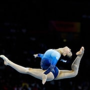 Brooklyn Moors en action aux Championnats du monde de gymnastique
