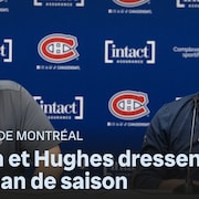 Canadien de Montr&eacute;al : Jeff Gorton et Kent Hughes dressent leur bilan de saison.