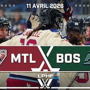 Les faits saillants du match du 11 avril 2026 entre la Victoire de Montr&eacute;al et la Fleet de Boston, au TD Garden de Boston.