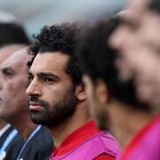 Mohamed Salah, de l'Égypte, avant le match contre l'Uruguay