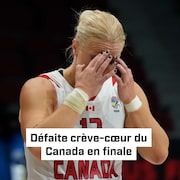 Les Canadiennes ont d&ucirc; s'avouer vaincues par un seul point en finale des mondiaux de basketball en fauteuil roulant, face aux &Eacute;tats-Unis.