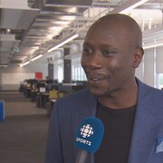 Hassoun Camara répond aux questions d'Olivier Tremblay.