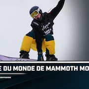 Radio-Canada Sports présente l'épreuve de slopestyle de la Coupe du monde de Mammoth Mountain, en Californie.