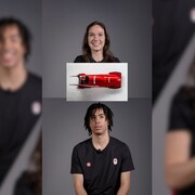 William Dandjinou et Courtney Sarault