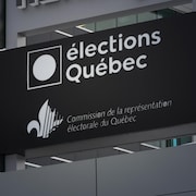 La façade des bureaux d'Élections Québec.