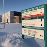 L'hôpital Stella-Maris-de-Kent l'hiver.