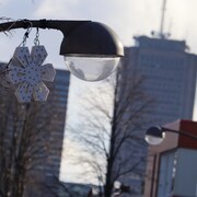Vu sur le complexe G à Québec, en hiver