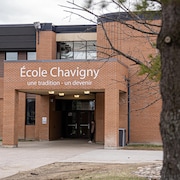 La face de l'école Chavigny de Trois-Rivières.