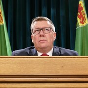 Le premier ministre de la Saskatchewan, Scott Moe, le 20 octobre 2023.