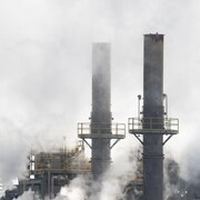Les raffineries dans l’est de Montréal, le 13 Février 2023.