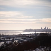La ville de Québec vue de Beauport.