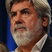 Pablo Rodriguez en point de presse.