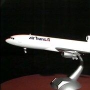 Maquette d'un avion de la flotte d'Air Transat