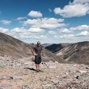 Alain Masson, entraineur chef de l'équipe de ski de fond du Yukon, lors d'un voyage au Pérou