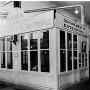 La station originale de CKUA, la premiere radio public au Canada. Ouvert le 27 novembre 1927
