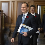 Le ministre des Finances, Eric Girard, lors de la mise à jour économique du 7 novembre. 