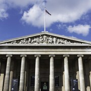 Façade du British Museum à Londres.