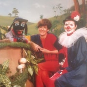 Fergus, Suzanne Pinel (Marie-Soleil) et le clown Samuel