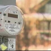 Un compteur intelligent d'Hydro-Québec.