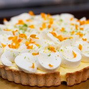 Une tarte au citron.
