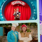 Montage de quatre personnages.