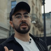 Le journaliste de Rad Gali Bonin.