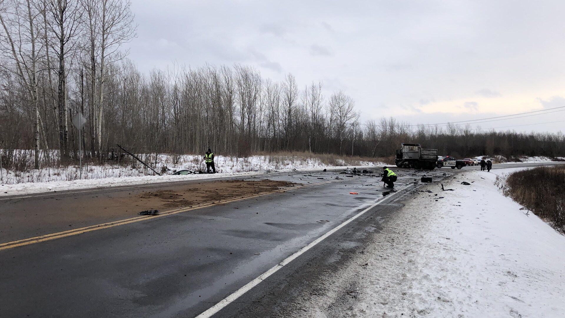 Accident mortel à Alma, des jumeaux quittent seuls leur service de