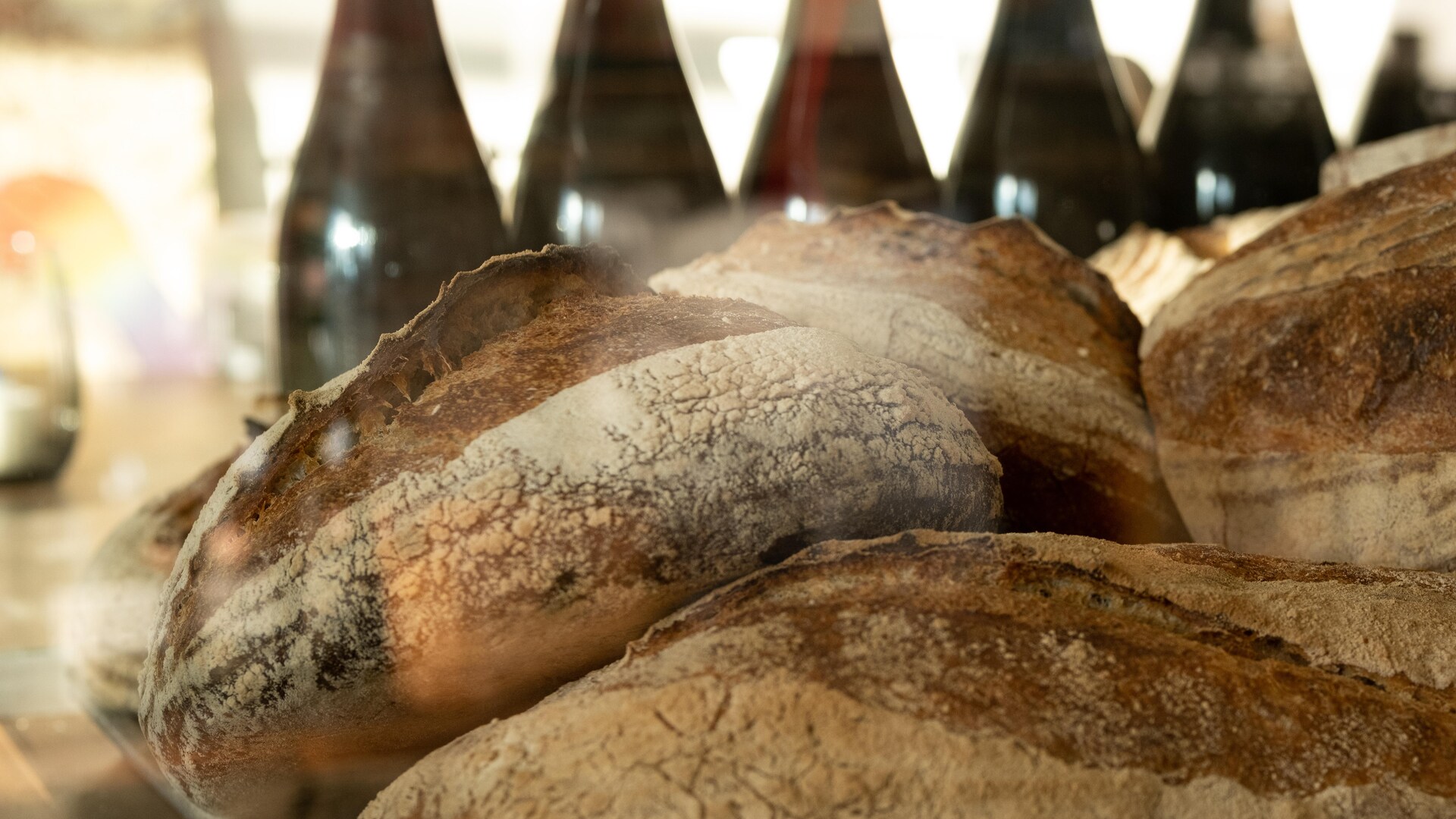 Pain au levain. Pain au levain.