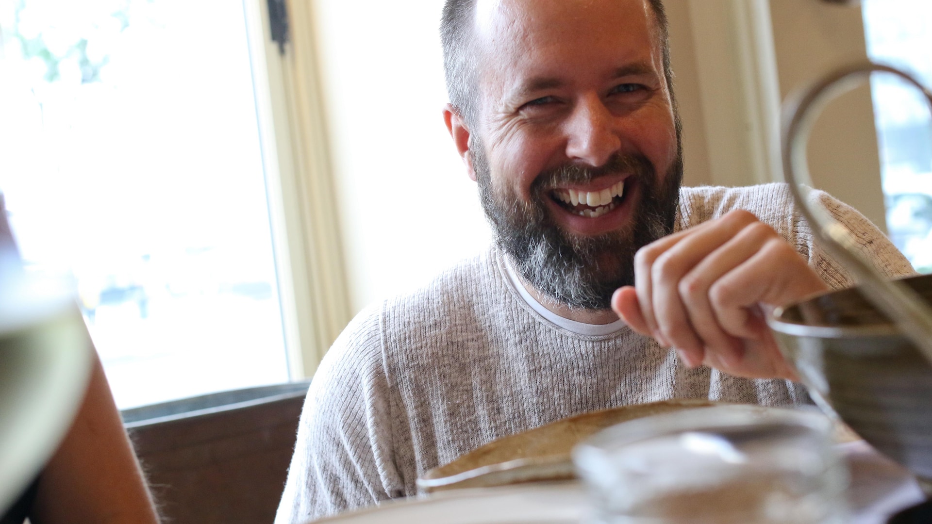 Stéphane Grenon, propriétaire du restaurant Chez Rioux & Pettigrew Stéphane Grenon, propriétaire du restaurant Chez Rioux & Pettigrew