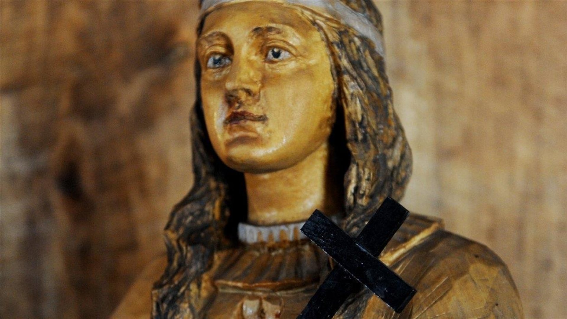 Une statue de Kateri Tekakwitha Une statue de Kateri Tekakwitha