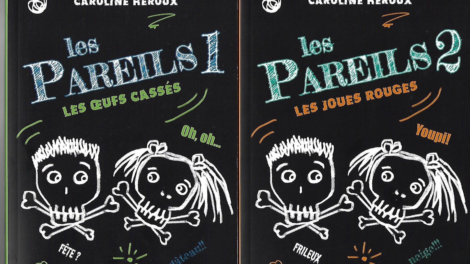 Couverture des deux livres : tome 1 et tome 2