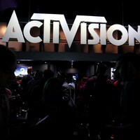 Le kiosque d'Activision à l'E3, en 2017.