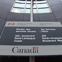 Le bureau montréalais de l'Agence du revenu du Canada.