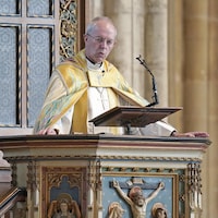 L'archevêque de Canterbury, Justin Welby, le 17 avril 2022.