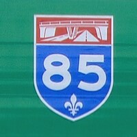 Affiche de l'autoroute 85