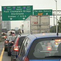 Le trafic matinal à Montréal