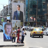 Une rue de Damas.