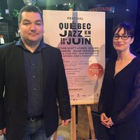 Simon Couillard et Patricia Deslauriers du Festival Québec jazz en juin
