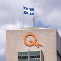 Le siège social d'Hydro-Québec à Montréal. 