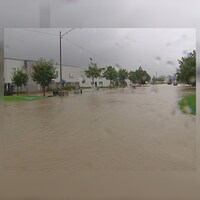 Les inondations de L'Ancienne-Lorette en 2005 (archives)