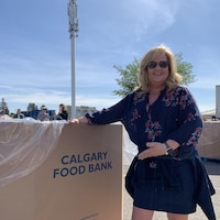 Shawna Ogston, responsable des communications de la Calgary Food Bank, le 17 septembre 2022.