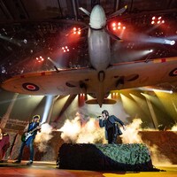 Iron Maiden lors d'un concert de la tournée Legacy of the Beast