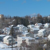 Une vue sur un quartier résidentiel de Saint-Georges. 
