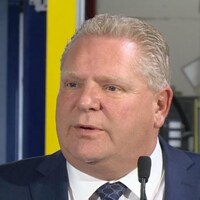 Les premiers ministres du Québec et de l'Ontario, François Legault et Doug Ford. 