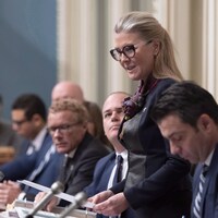 MarieChantal Chassé à l'Assemblée nationale.