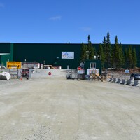 L'usine de la mine North American Lithium.